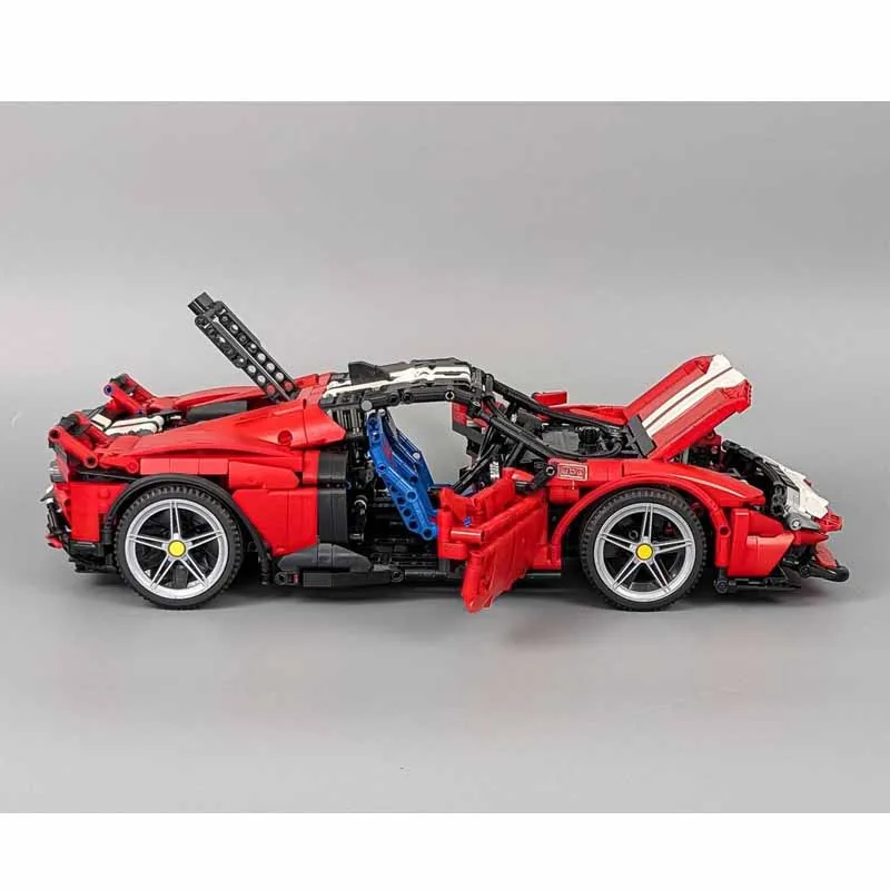 MOC-273448 Red New Iconic City Sports Racing Car Building Block Model 2563 Parts MOC Creative Boys Birthday Christmas Toy Gift 5