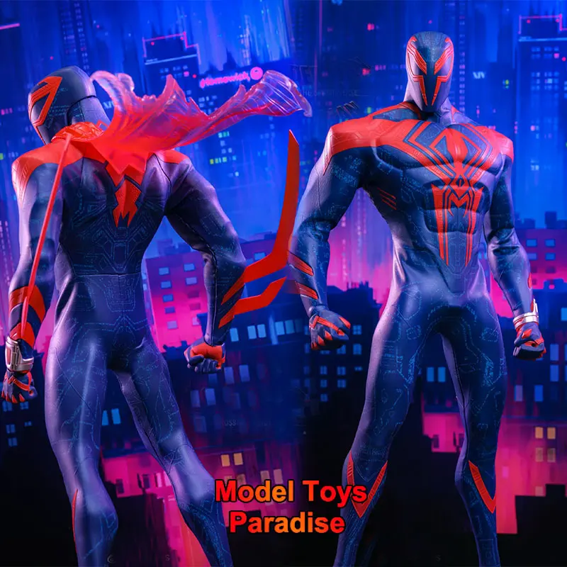 

HOTTOYS HT MMS711 1/6 Коллекционные игрушки Miguel O'Hara Человек-паук 2099 Супергерой Солдат 12 дюймов Фигурка Модель Подарки