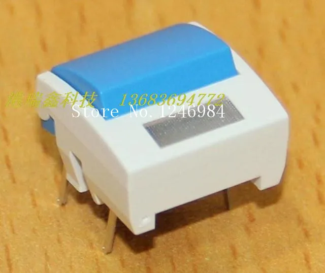 [SA]Denmark MEC white light box blue button switch reset switch micro switch 3ATL6 + 1B00 + 2B06--50pcs/lot