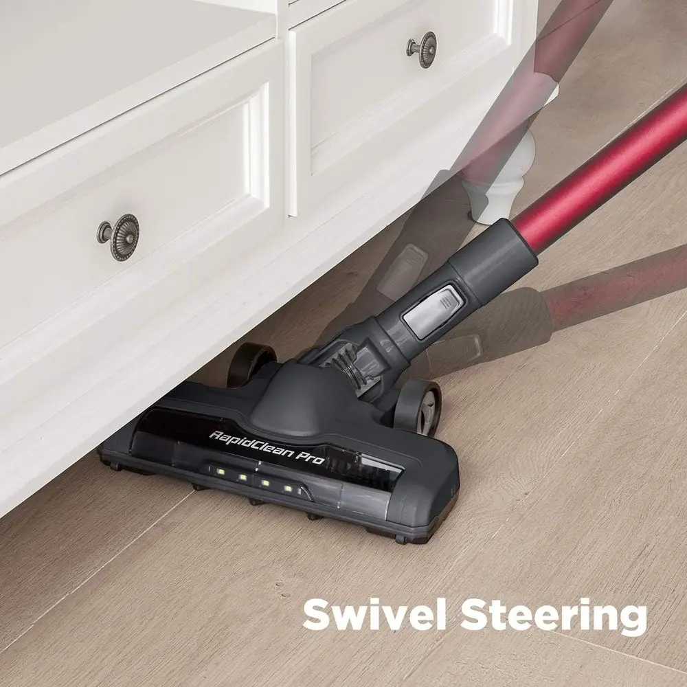 Lightweight Cordless Stick Vacuum Cleaner Convenient for Hard Floors, Rechargeable Handheld Vacuum Cleaner Portable with Powerfu