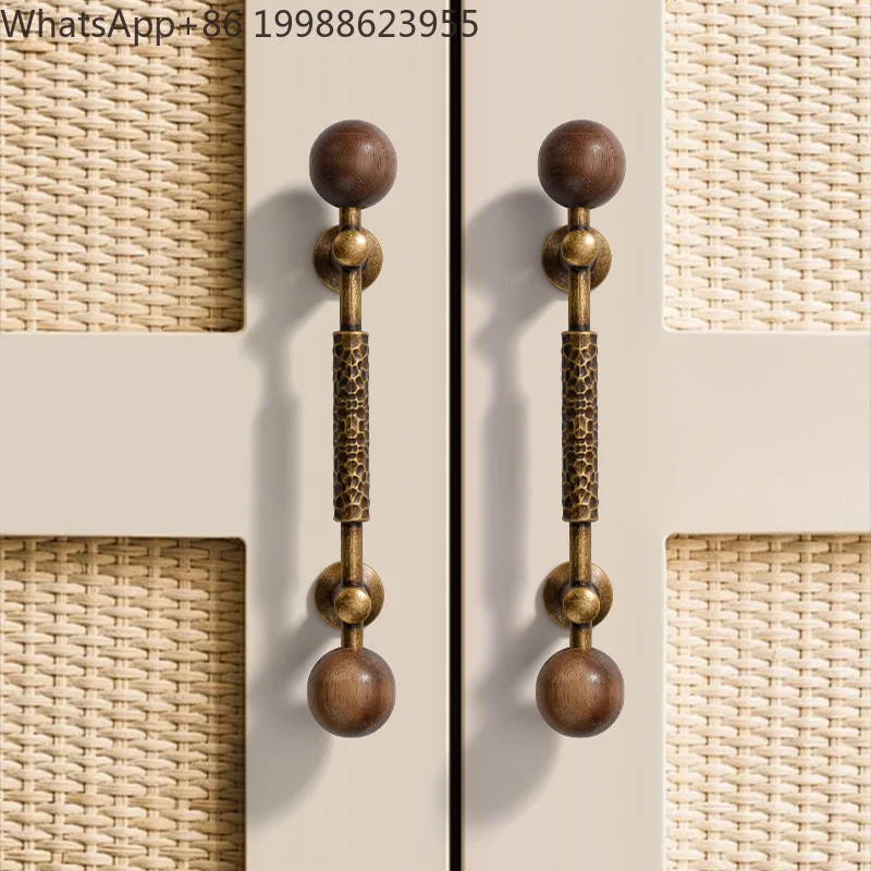 Mid-Century Walnut Cabinet Pulls Extra-Length Vintage Drawer Handles Retro Kitchen Wardrobe Upgrades & Boutique Home Improvement