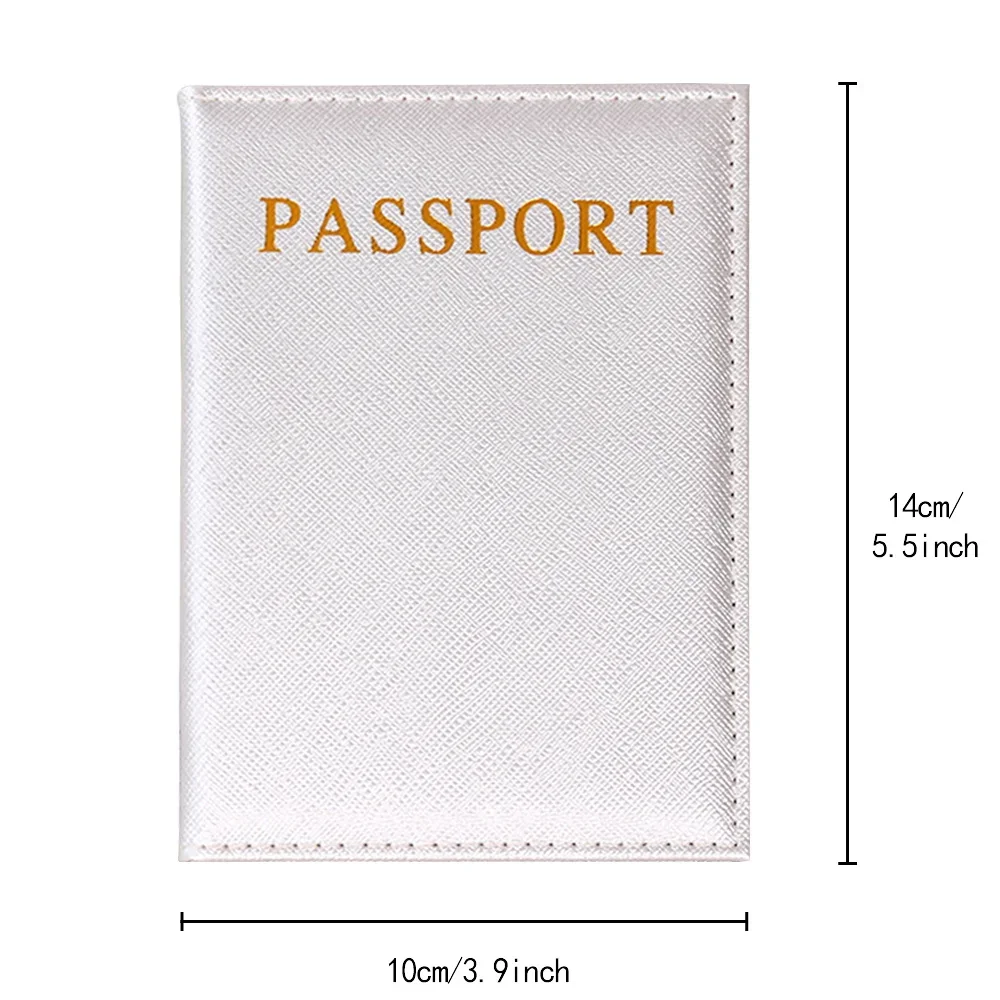 Travel Passport Cover Credit Card Storage Case Fashion Waterproof Passport Cover Case for Unisex Engrave Image Letter Series