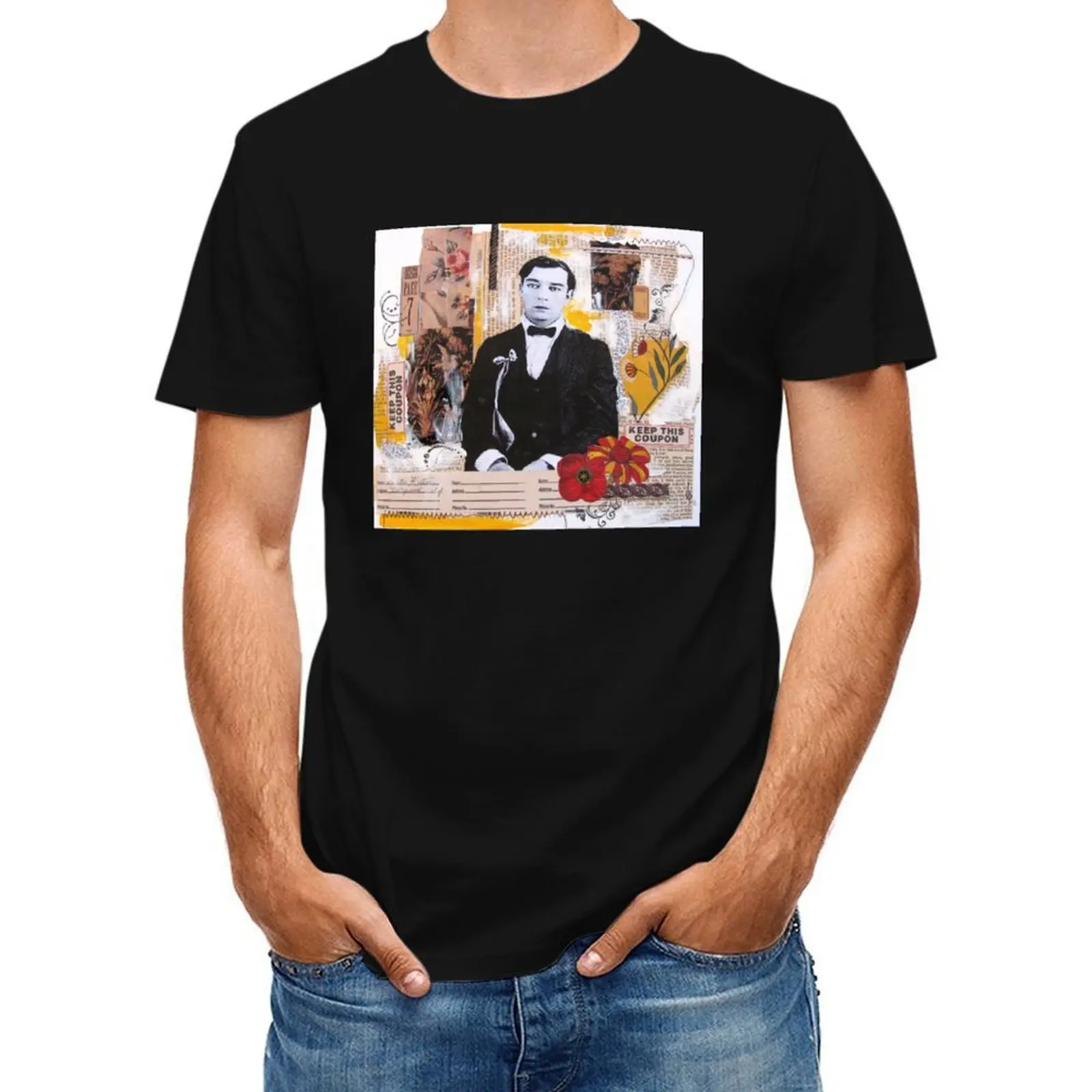 

Buster and Bows T-Shirt football t shirt Anime t-shirt anime Man t-shirt Men's cotton