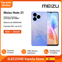 Global Version Meizu Note 21 Smartphone 6000mAh Battery 50MP Rear Camera 6.74’’ HD+ Display 90Hz Refresh Rate Octa Core CPU