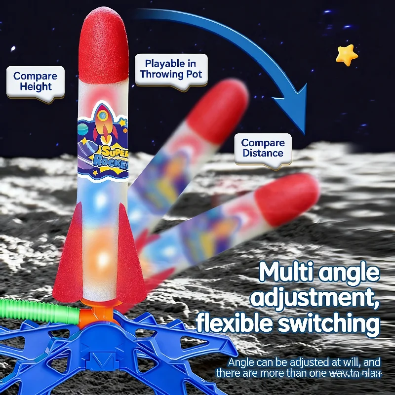 어린이용 하이 플라잉 로켓 발사기 장난감 야광 EVA - Kids Outdoor Jumping Toys 리뷰 및 가격
