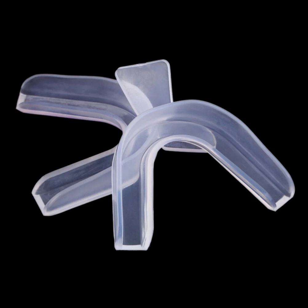 1 PC Soft Silicone Duplex Tooth Braces Dental Whitening Bleaching Oral Care Tray Orthodontic Mouth Guard Protector