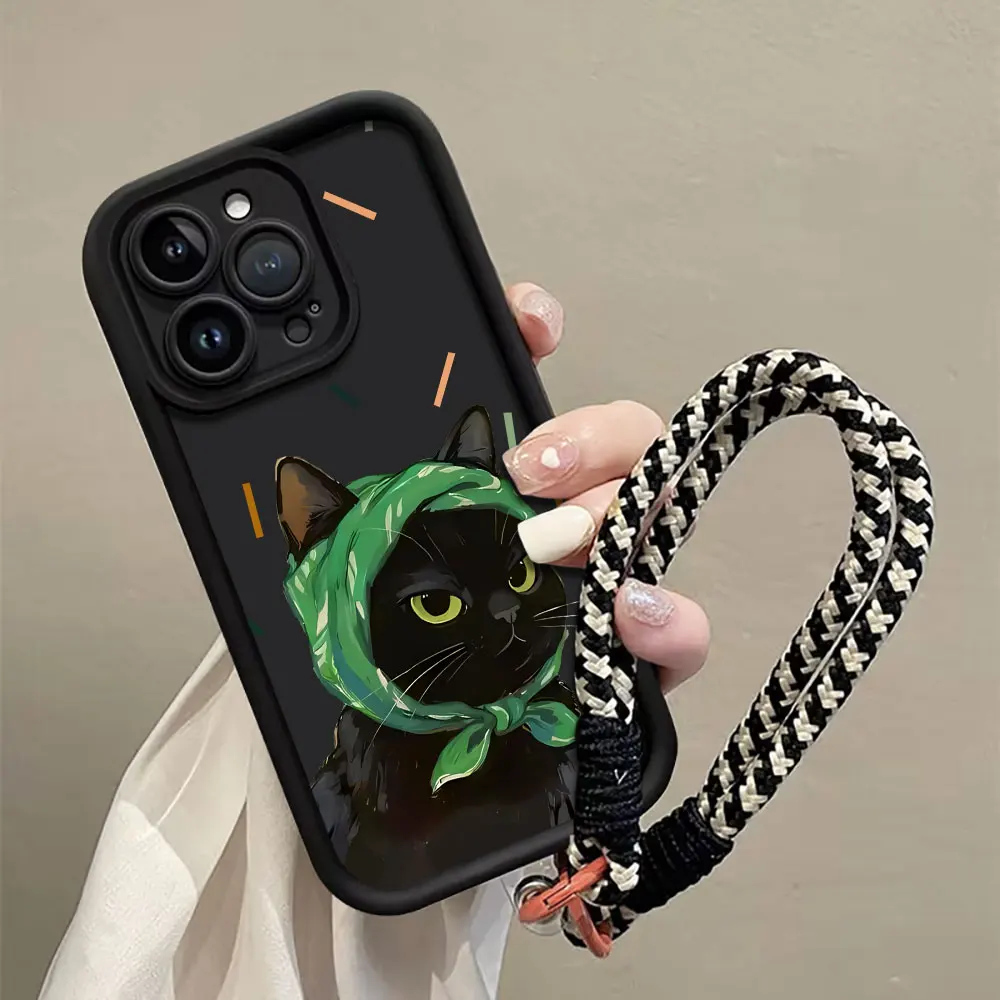 Cat Matte Phone Case For Samsung Galaxy S25 S26 S24 S22 S23 Ultra PLus FE Note20 A36 A35 A34 A33 A56 A55 A54 A53 A26 A16 Cover