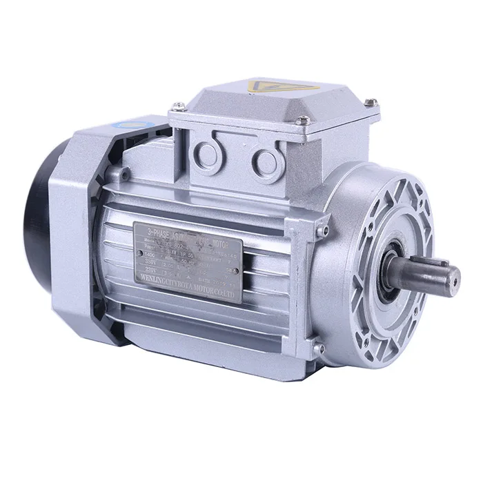 380 V370w750w Three-phase Ac Asynchronous Motor Aluminum Shell Reducer Motors Turbine Turbine Variable Speed Motor Small Flange