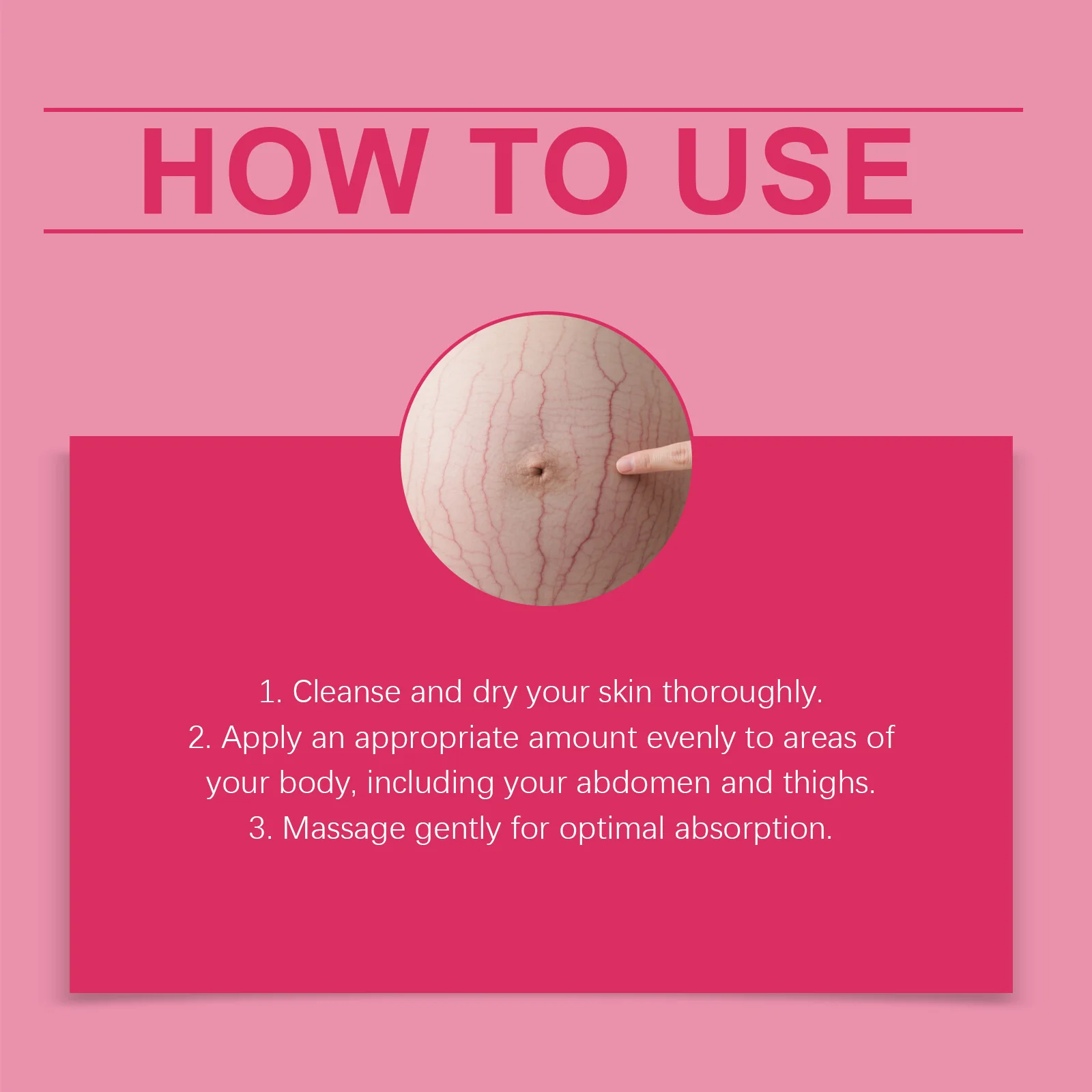 كريم علامة تمدد البطن للحمل لمرونة الكافيين ومرطب الجسم أرنيكا مهدئ للحكة العناية بالبشرة الجافة للأمهات