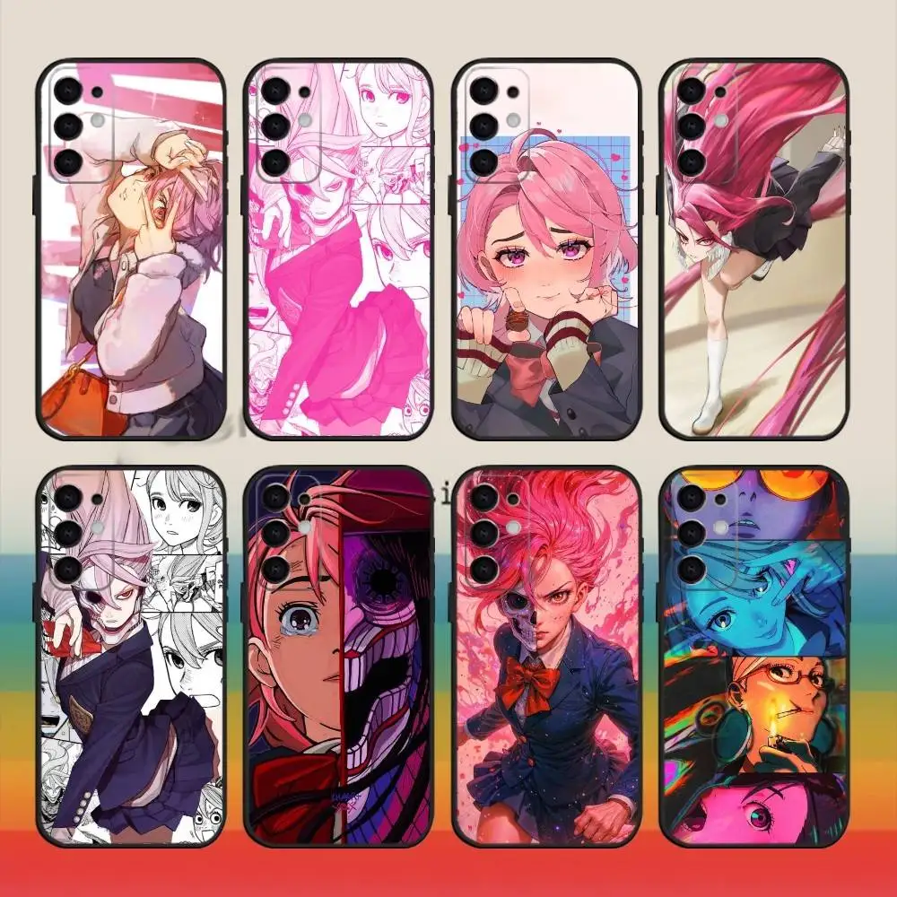 

Dandadan Aira Shiratori Phone Case For Samsung S25,S24,S21,S22,S23,S30,Ultra,S20,Plus,Fe,Note,10,9,5G Black Cover