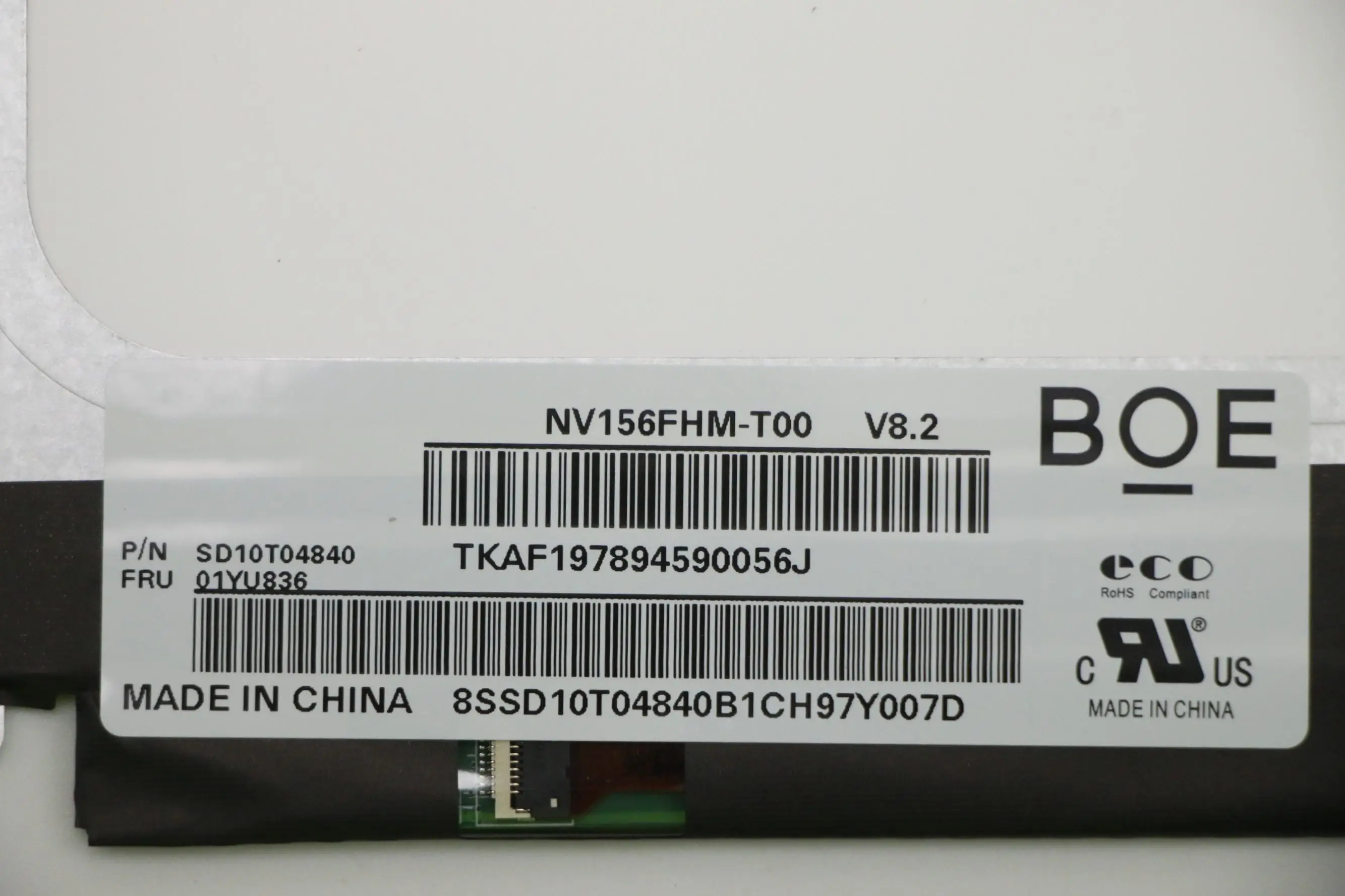 Imagem -04 - Original para Lenovo Thinkpad P52s T580 Tela Lcd Fhd Toque Nv156fhm-t00 V8.2 01yu836 01lw115 01yr205 Novo