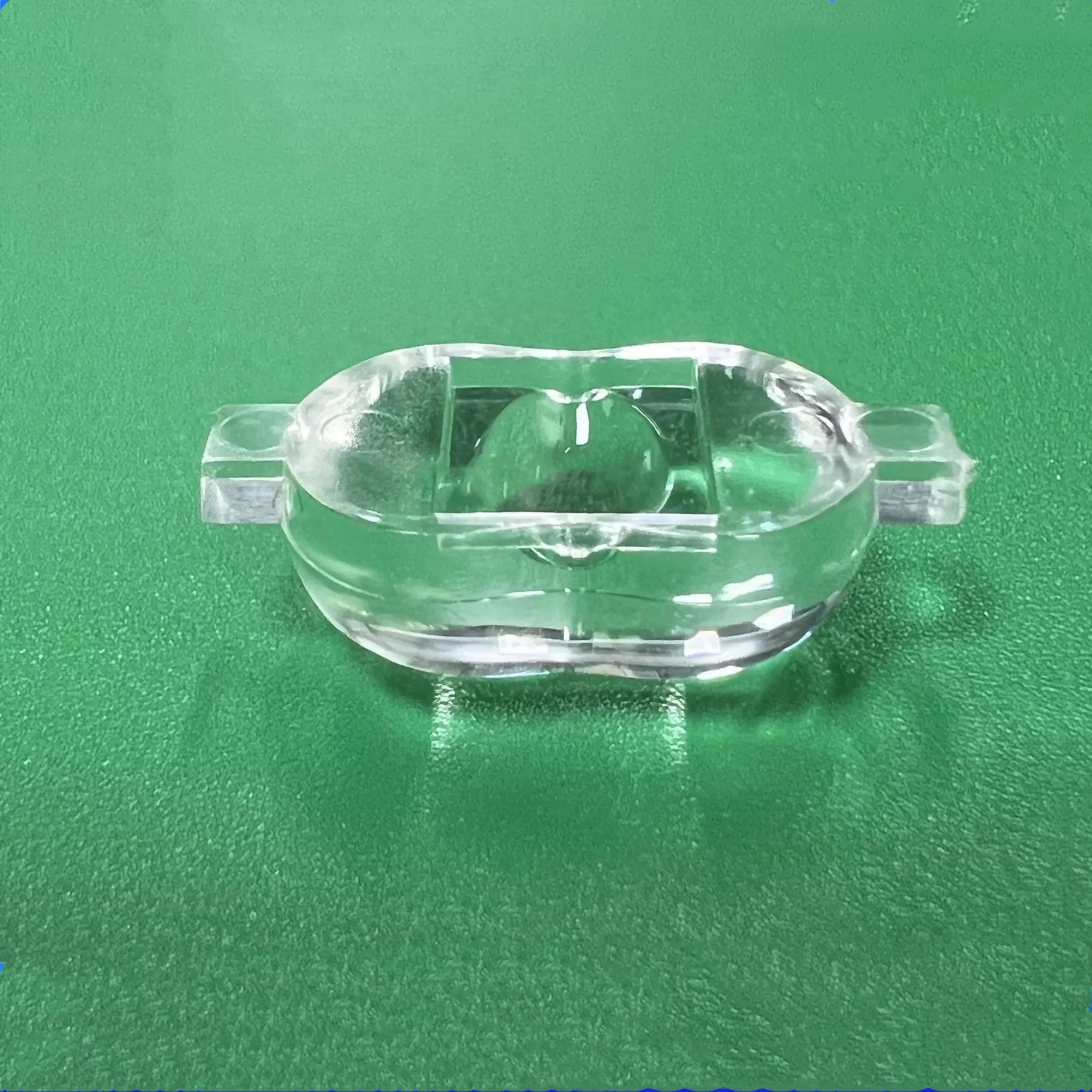 YYT 20 قطعة LED3535 XPE حبيبات مصباح مستديرة متفاوتة الأحجام عدسة الفول السوداني 60*135 درجة شفافة PMMA لأضواء الشوارع وأضواء النفق