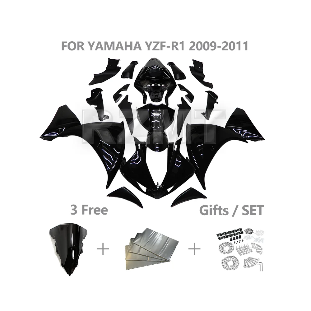 

Для YAMAHA R1 2009-2011 обтекатель мотоцикла индивидуальный полный комплект кузова YZF R1 обтекатели ABS инъекционная рама мотоцикла Y1009-103a