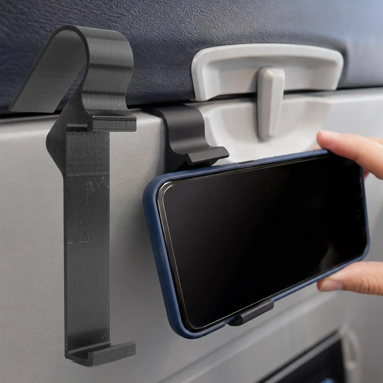 Tragbarer Flugzeug-Handyhalter, Multifunktionaler Schnellmontage-Halter für Mobiltelefone, Auto- und Schreibtisch-Handyhalterung