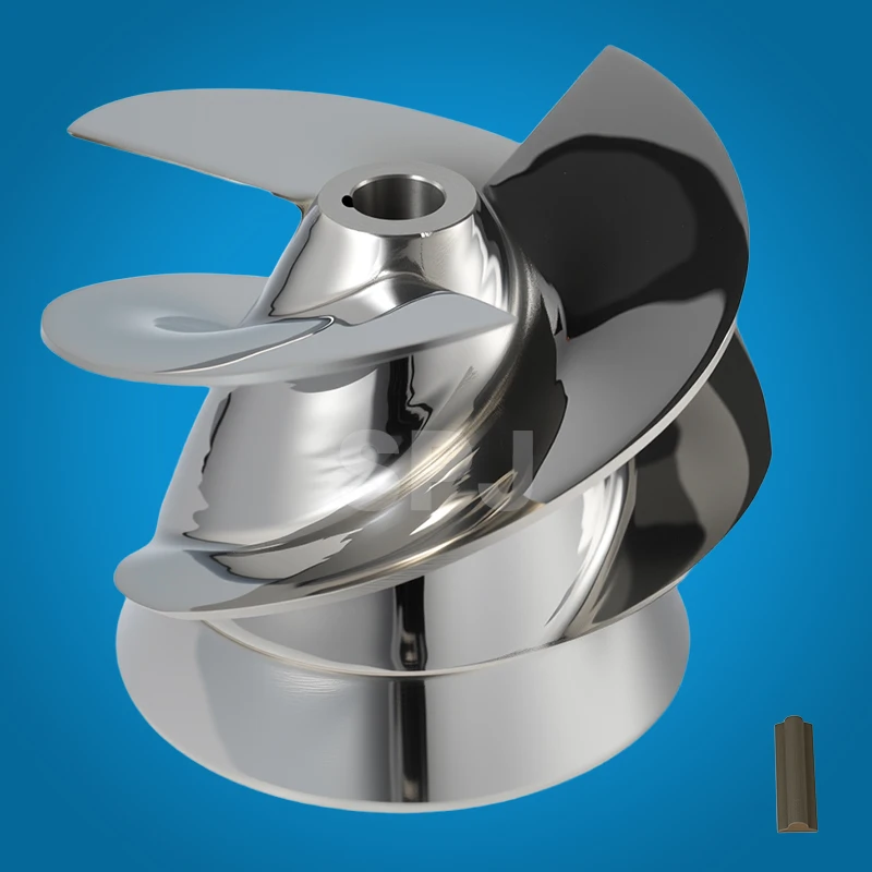 

Polished Medium Series 1678 Outboard Jet Impeller for Mercury&Yamaha&Tohatsu 3-Blade Jet Drive Pump Propeller