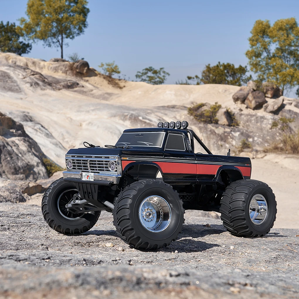 

FMS 1/10 Ford F100 Truck RTR Control Car Ford Monster Truck Vehicle 2WD Off-road Vehicle Car Climbing Car RTR Toys Kids Gift