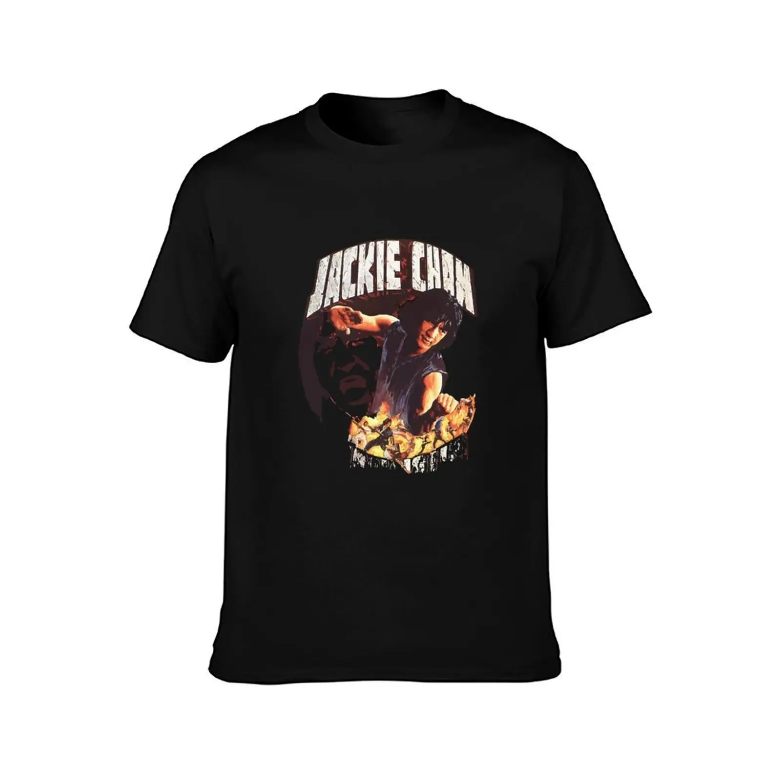 Jackie Chan - The Young Kung Fu Master T-Shirt Fashion Casual Short Sleeve T-Shirt