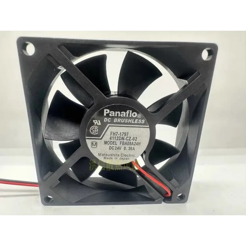 الأصلي جديد مروحة تبريد لبانافلو 8025 FBA08A24H DC24V 0.15A 0.17A 0.36A 8 سنتيمتر العاكس مروحة 80*80*25 مللي متر
