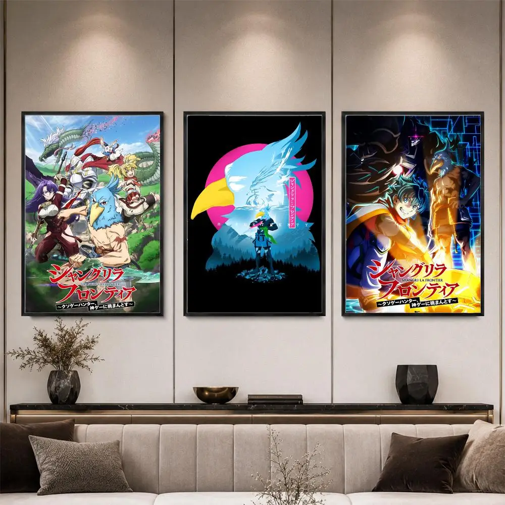 Anime S-Shangri-La F-Frontier Poster High-Definition Waterproof Eco-Friendly Non-fading For Kitchen Bathroom Wall Bedroom Decor