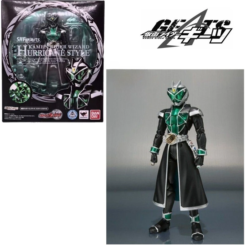 

In stock Kamen Rider Limited Wizard Hurricane Style labbubu Mecha model Holiday Gifts Decorations Ornaments studio Figure