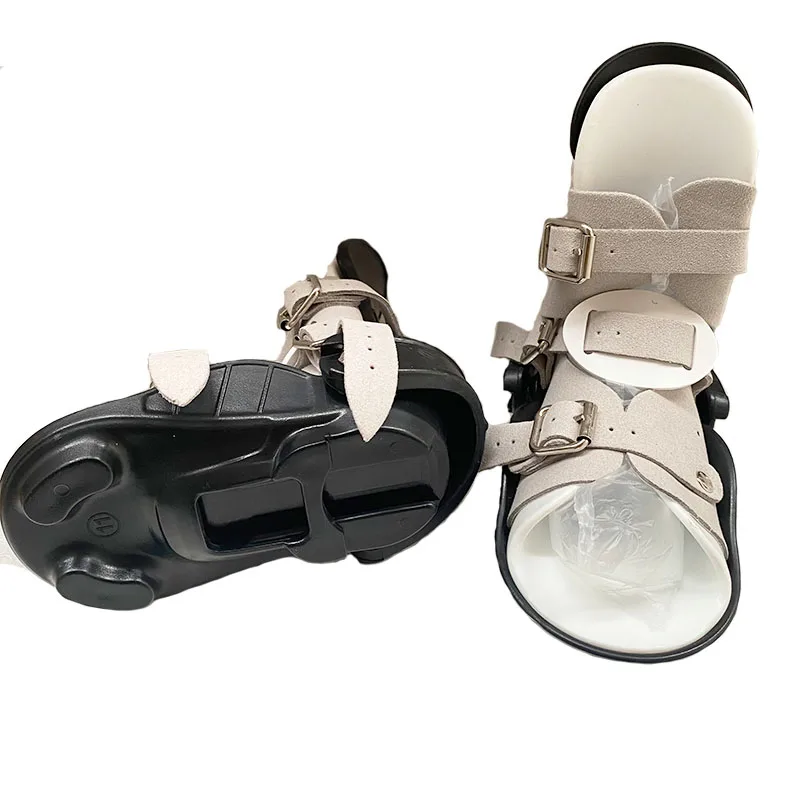 1Pair Orthopedic Soft Dennis Brown Shoes Club Foot Corrective Shoes for Rehabilitation Children Walking