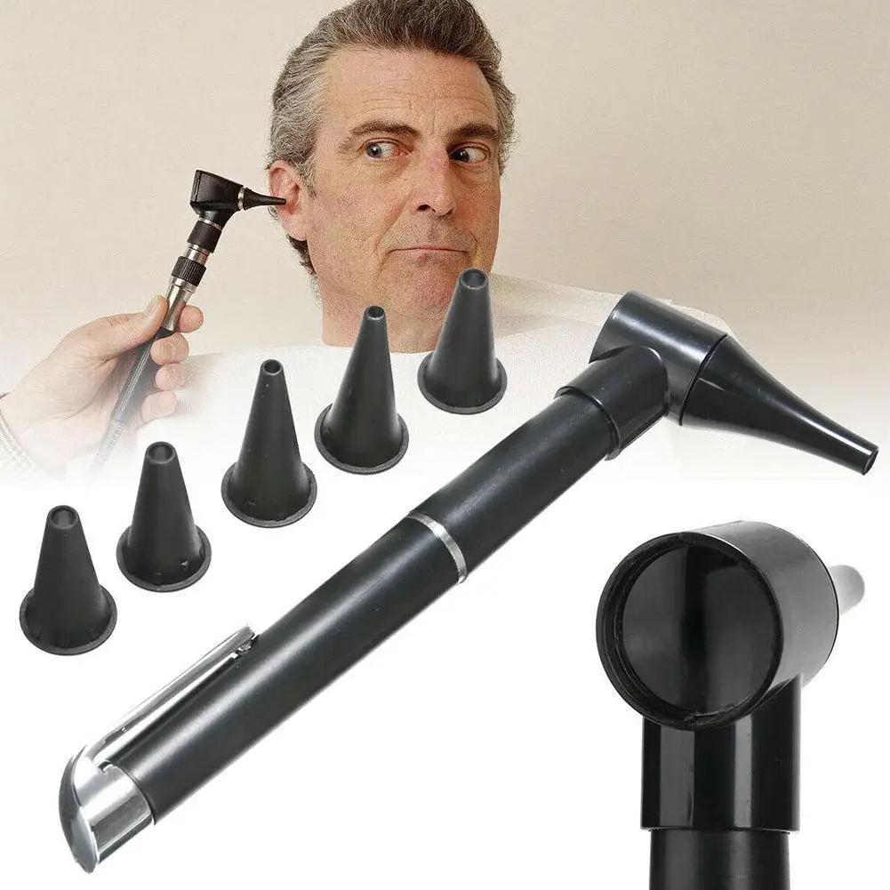 Otoscope Orelha médica, Oftalmoscópio Pen, Ear Light, Lupa, Ear Cleaner Set, Diagnóstico Clínico