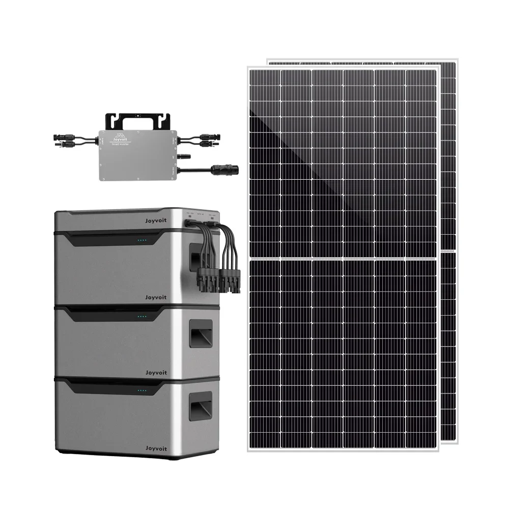 Stackable Lithium Batteries And Micro Inverter Solar System With PVHub And Mono Panels 1KW MESS Balcony Solar System