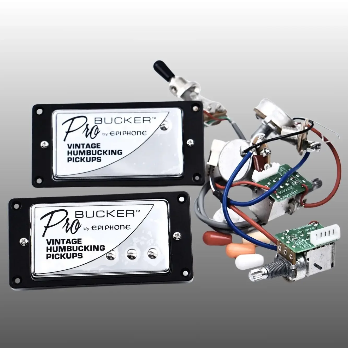 1 Juego Original genuino Epi estándar PROBUCKER Alnico clásico VINTAGE Humbucker pastilla de guitarra eléctrica níquel ajuste Epiphon