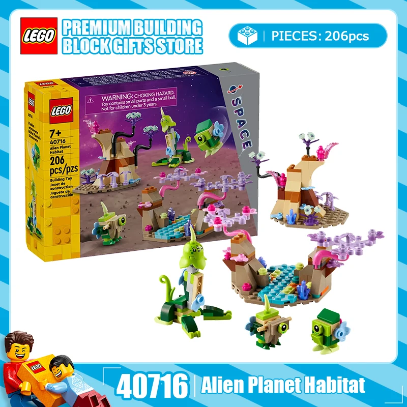 

Lego Block Creative Series 40716 Alien Habitat Male and Female Children's Puzzle Assembly Block Toy Gift