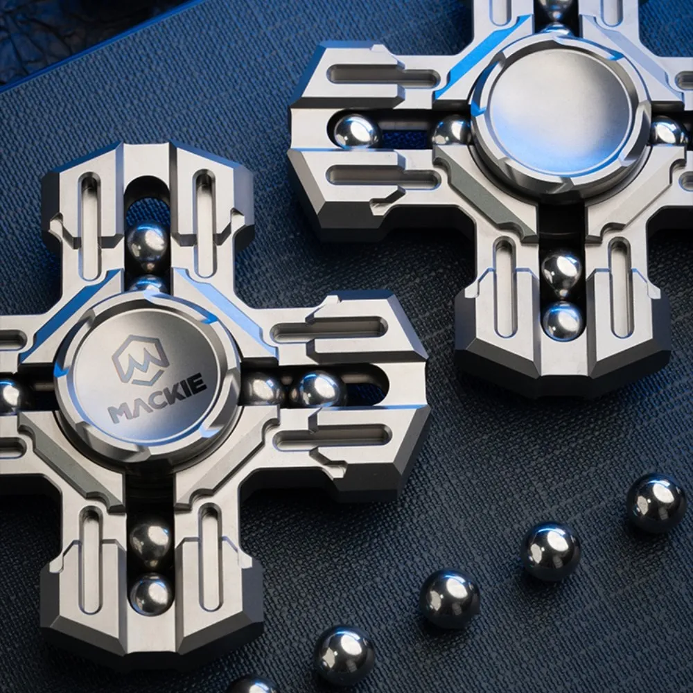 MACKIE EDC PALADIN Fidget Spinner High Speed Original Designs Angstlinderung Gadgets Metall Fidget Toy Multi-Blade Fidget Spinner
