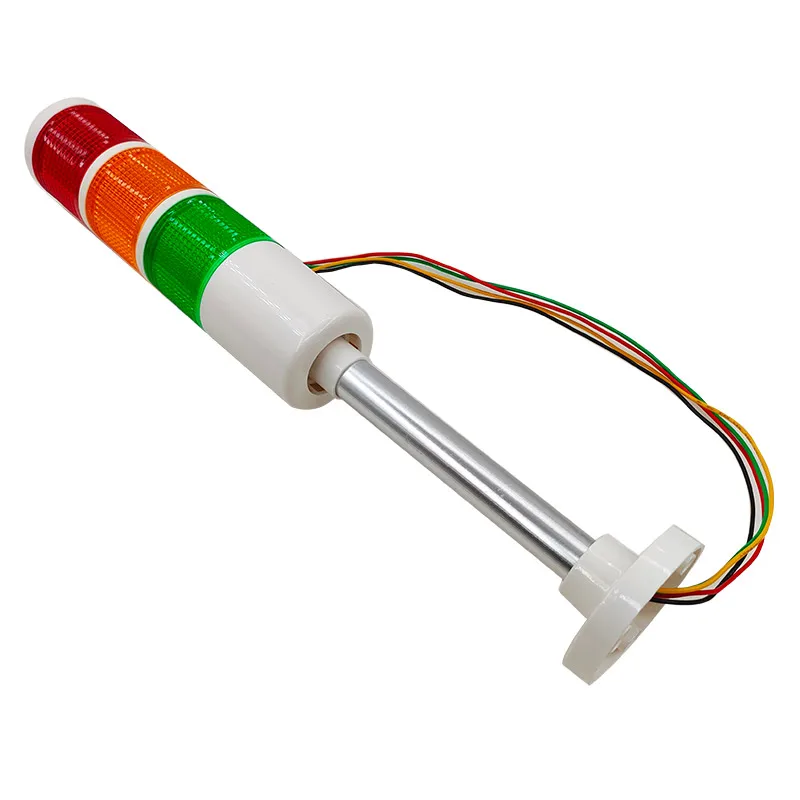 Flashing Three-layer Buzzer LED Signal Tower Light or Always Bright or50mm Red, Yellow, Green, 12V/24V 220V