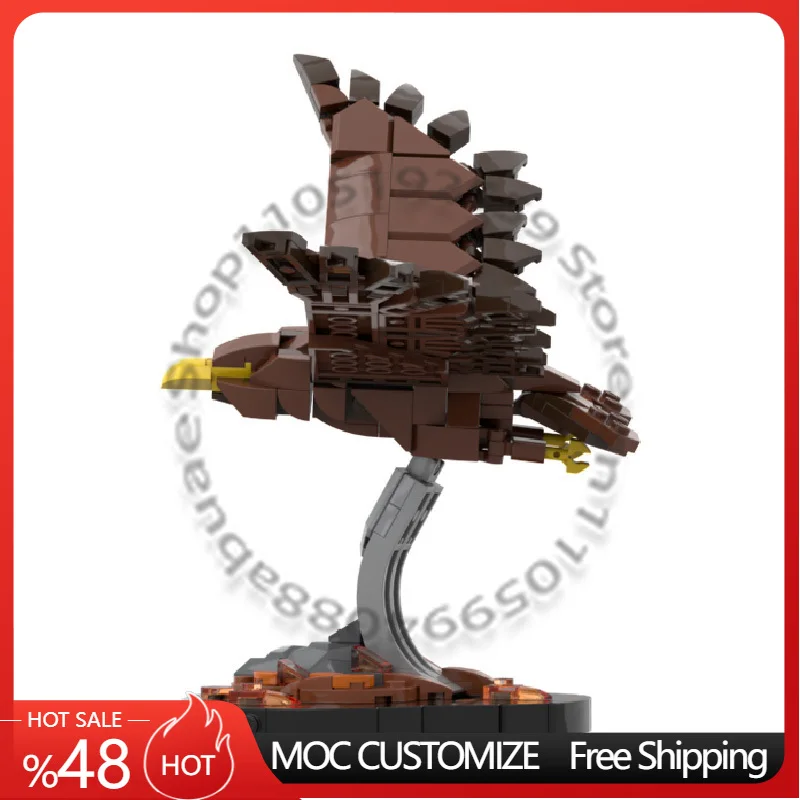 

272 детали: Набор для сборки гигантского орла MOC, модульный конструктор, простой, популярный, креативный, для мальчиков, подарок на праздник