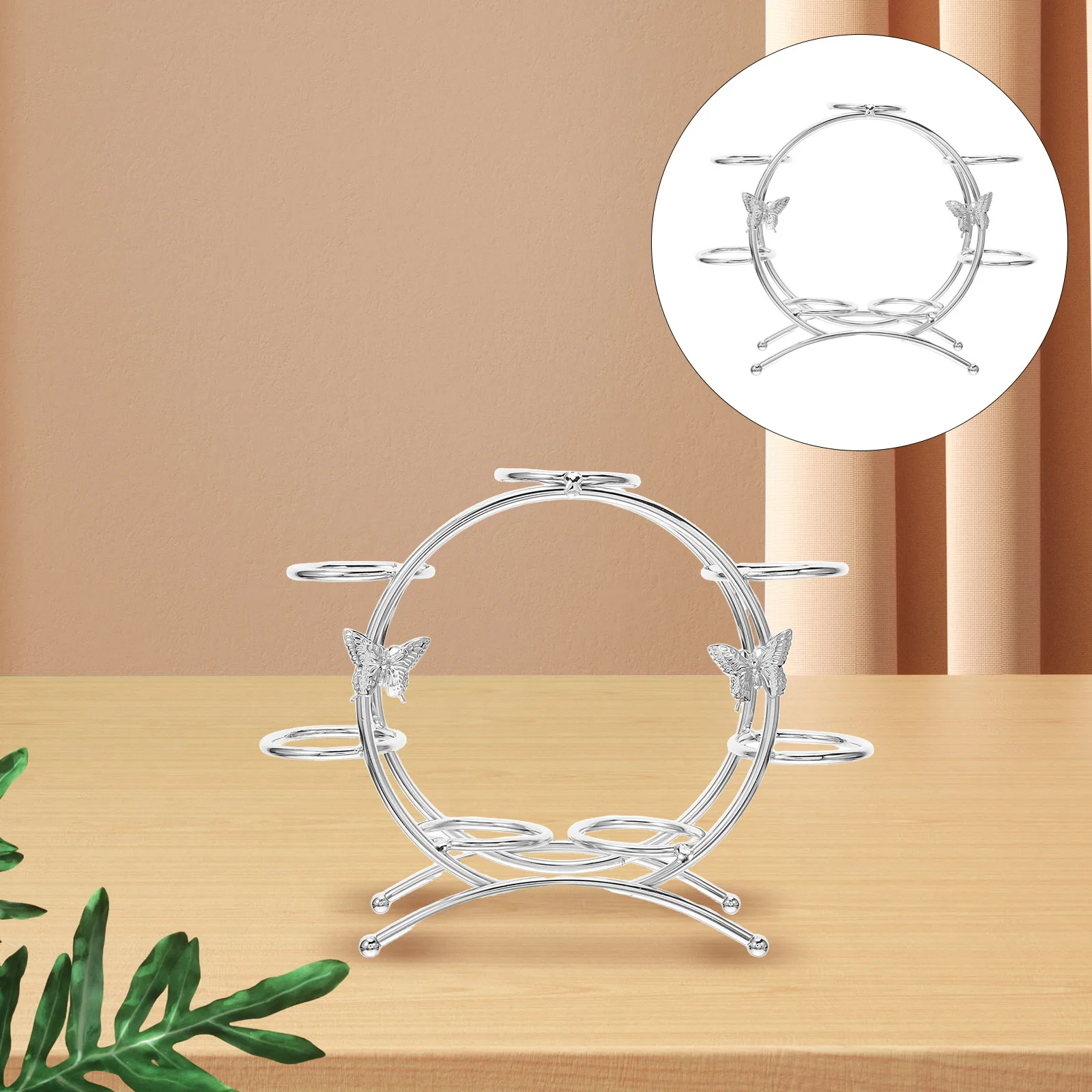 

Crystal Ball Stand Sphere Globe Decorative Marble Metal Holder Display