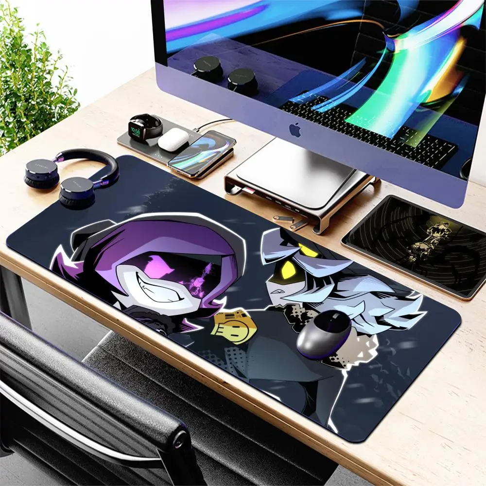 Murder Drones Luxury Aesthetic Mouse Pad Large Anime Desk  Luxury Desktop Cartoon Gaming Gamer Keyboard Office Computer Cushion