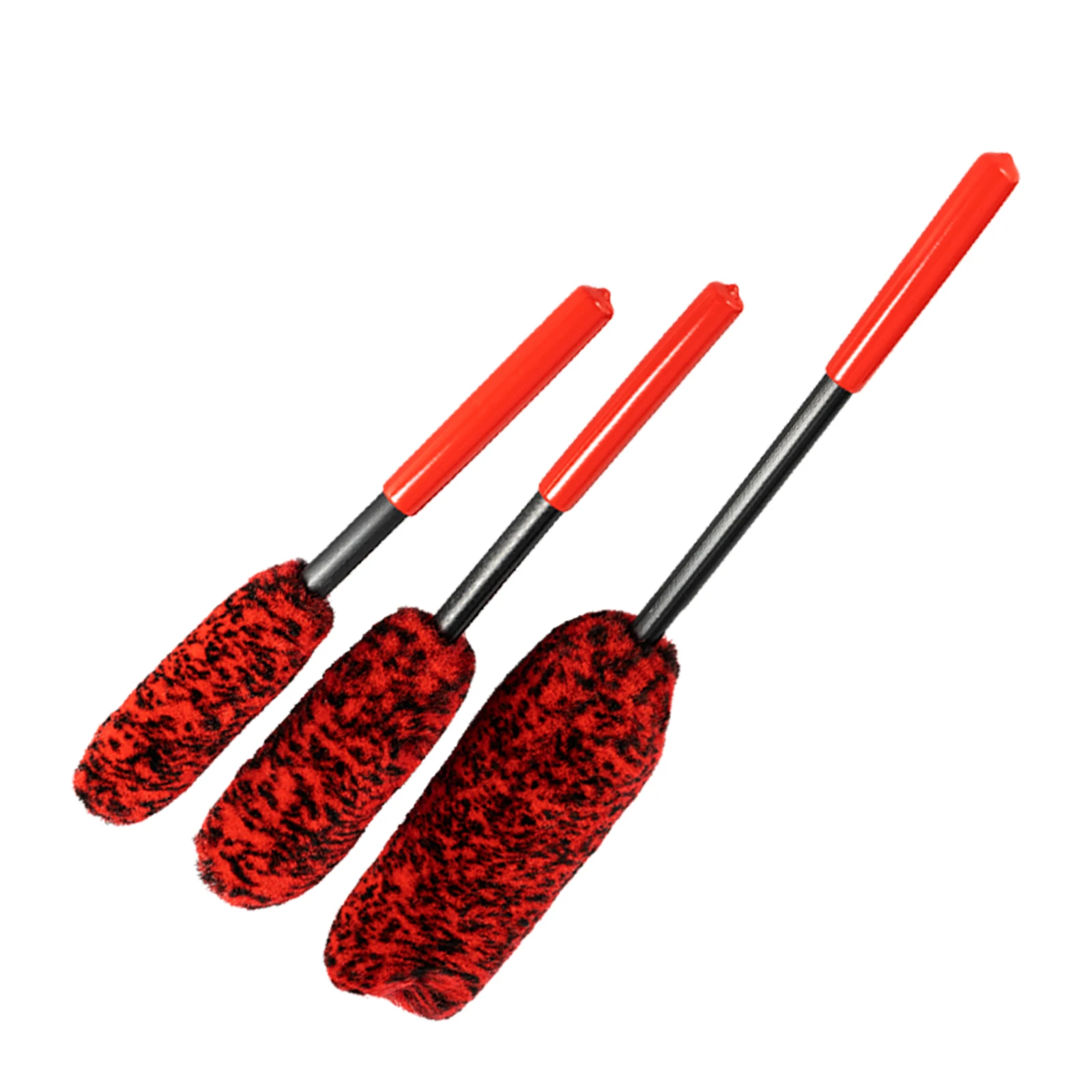 Wheel Rim Soft Plush Cleaning Brush Anti Scratch Auto Detailing Brush Auto Tire Hub Brake Dust Removal Car Cleaning Care Tool