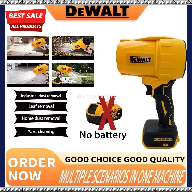 

Беспроводной турбовентилятор Dewalt 30 000 об/мин, ручной мощный вентилятор-сушилка, 20В, перезаряжаемый инструмент для сдувания пыли, новинка 2025 года