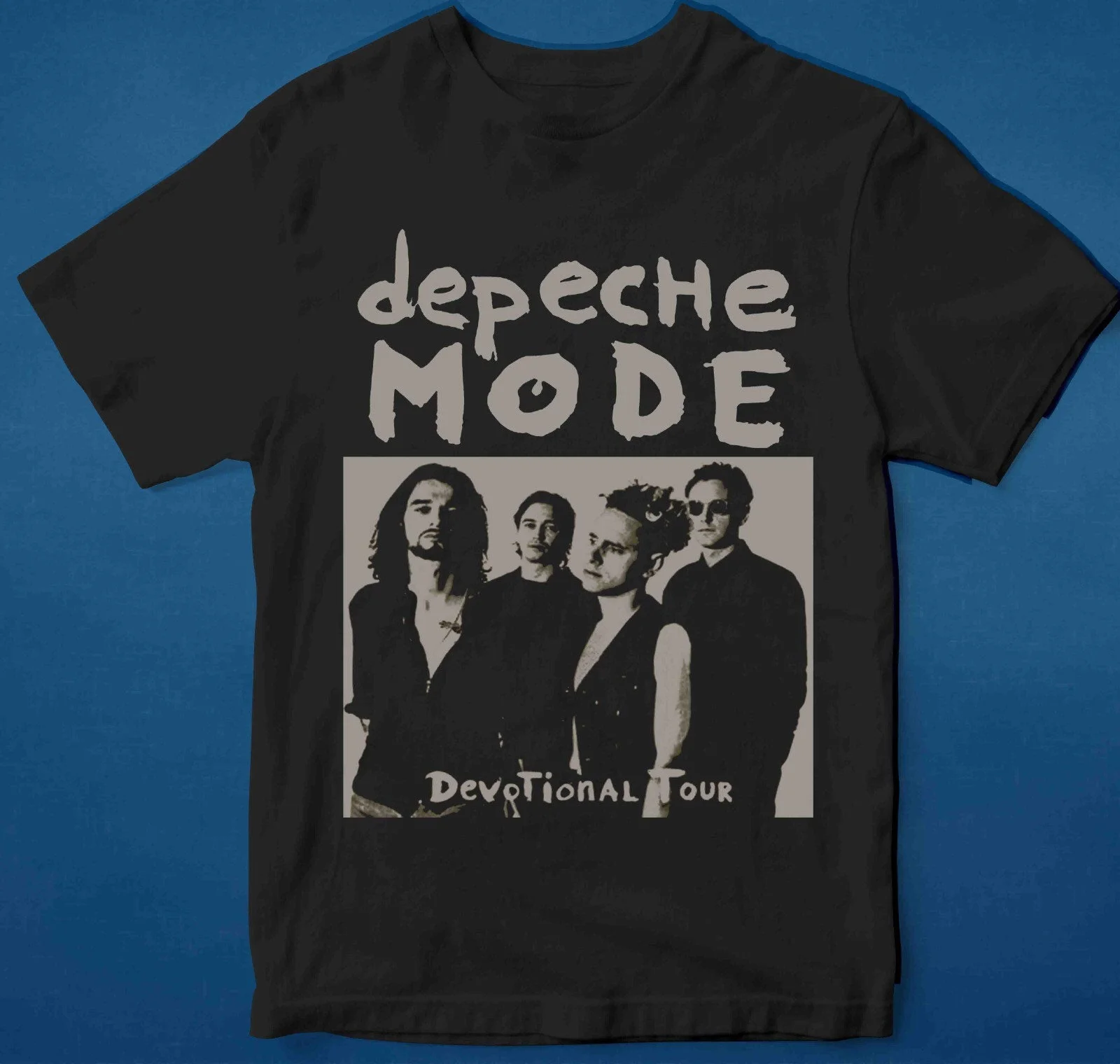 Depeche Mode: M Band bedrucktes 2026 New Vintage T-Shirt für Männer und Frauen, Baumwolle, Y2K-Kleidung, modisches, kurzärmliges, lässiges T-Shirt mit O-Ausschnitt – Detail 7