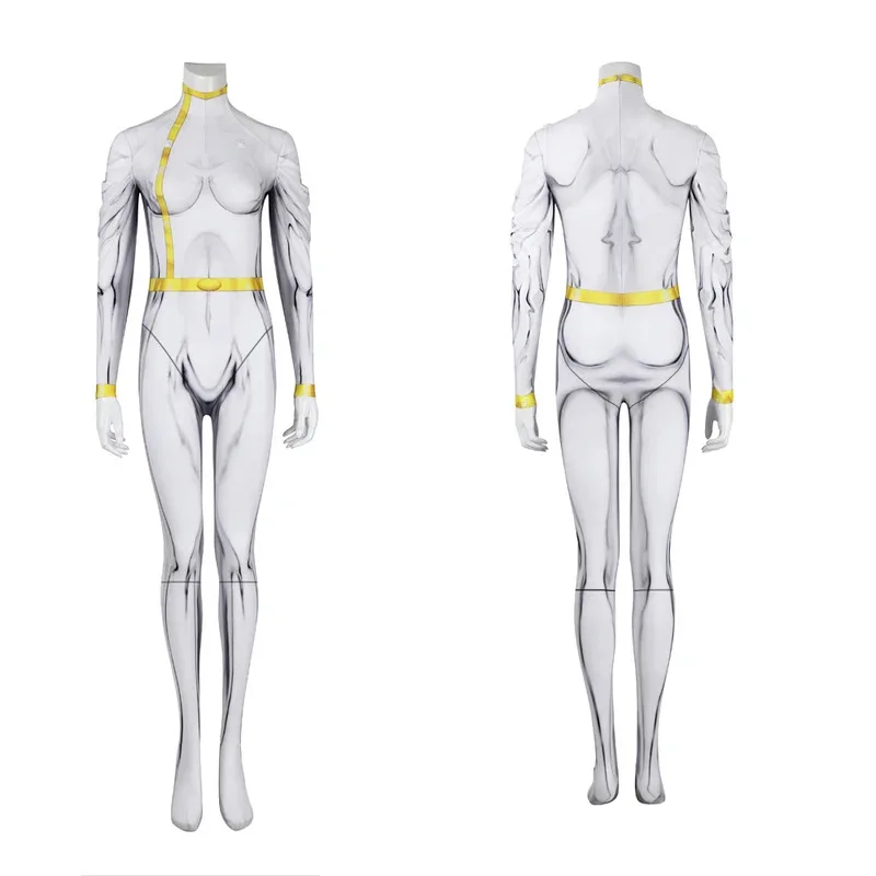 25COSZentai X 97 Storm Ororo Munroe أزياء تنكرية للنساء بدلة أنيمي بذلة عباءة بدلة لعب الأدوار لحفلات الهالوين