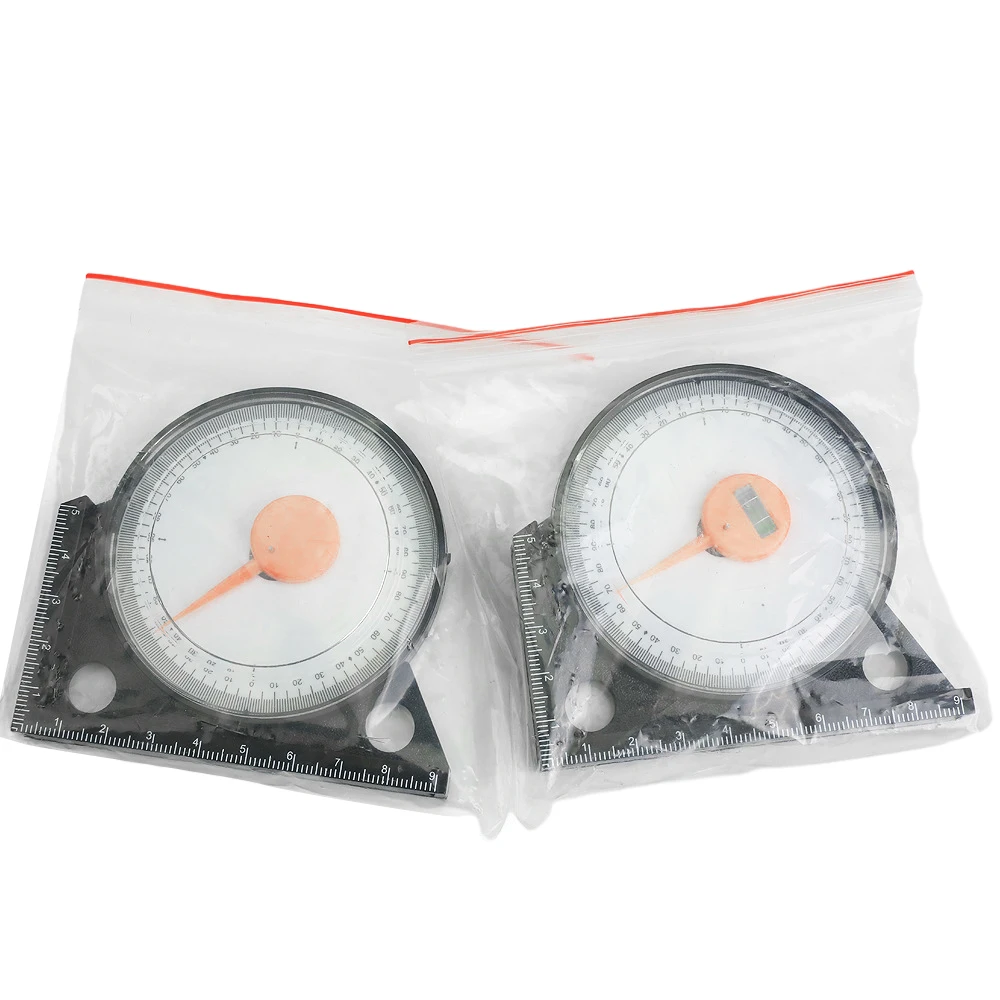 0-90 Degree High Precision Protractor Slope Measuring Instrument Architect Woodworking Supplies Level Gauge