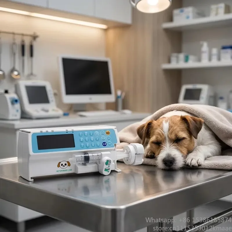 Vequyn SPA11A Single-Channel Veterinary syringe infusion Pump, 0.1–1200 mL/h Flow Range, ±1.9% Accuracy, Animal Clinic Use