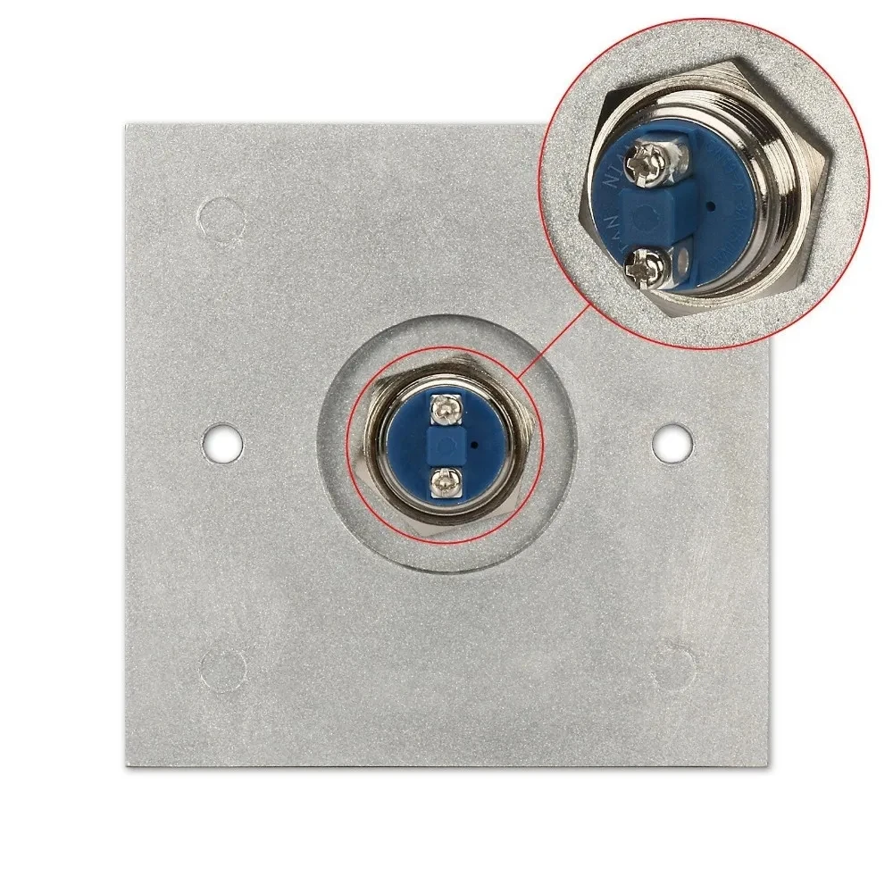 10pcs Exit Button For Access Control ,Aluminium Alloy Door Release Dim: 86Lx86Wx20H(Mm)