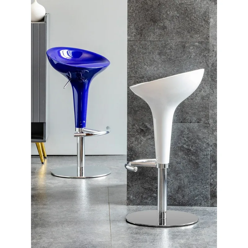 Bar chair modern simple bar stool home bar stool front desk stool bar cash register stainless steel lift bar chair