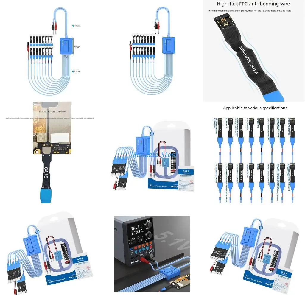 

U2JC Easy Use Mess Release Power On Cable for Mobiles Technician Tool Efficient