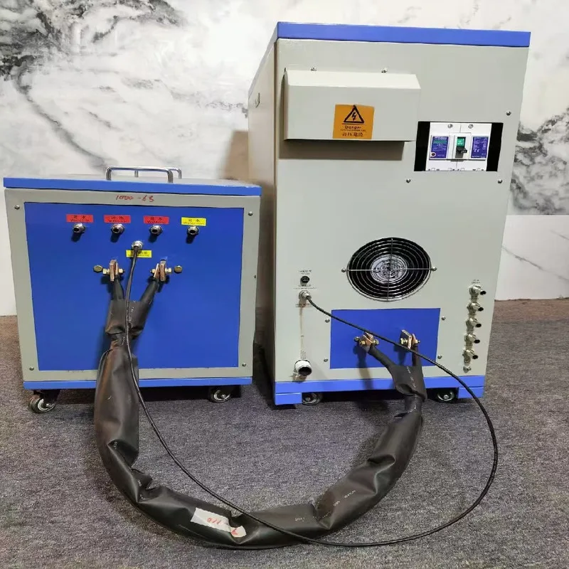 90Kw 380V Induction Melting Furnace For 120Kg Copper Bronze Brass And 50Kg Steel With Remote Control