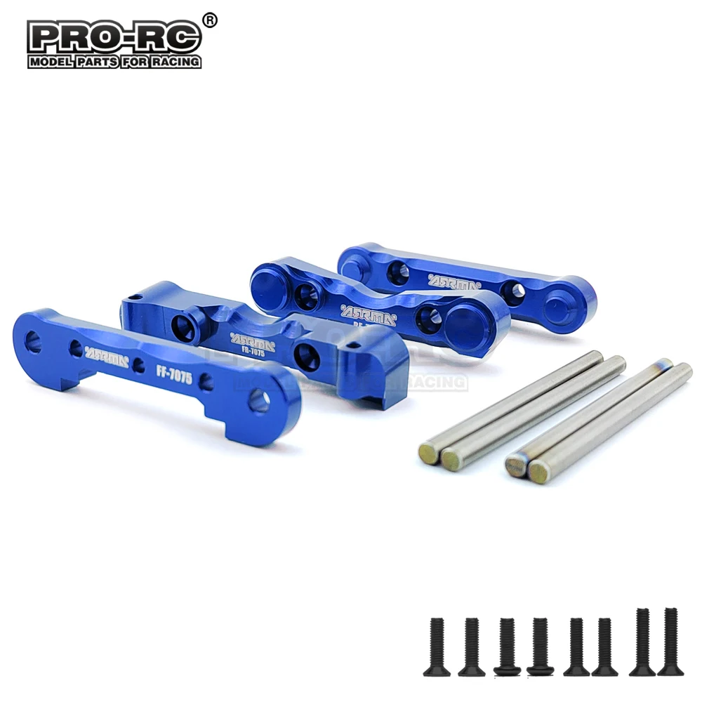 Alu.7075-T6 AR330379 Suspension Mount Set w/ AR330381 Hinge Pin for ARRMA 6S Limitless Mojave KRATON V6 OUTCAST TALION TYPHON