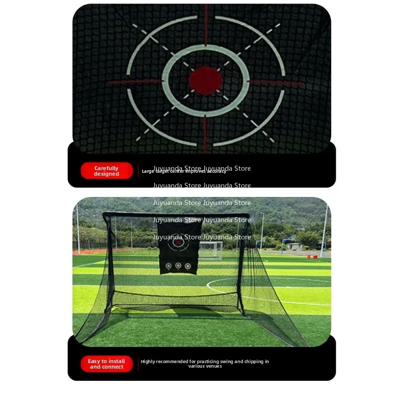 Golf Training Net with Target Cloth Side Net Golf Simulation Practice Net Indoor and Outdoor Hitting Training