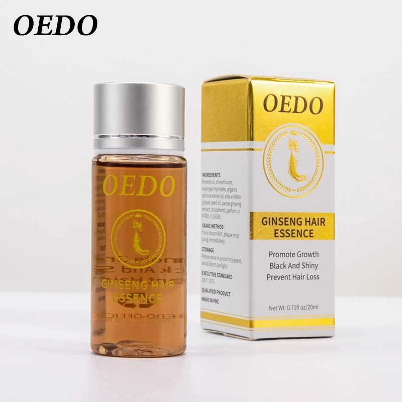 20ML Ginseng Hair Growth Essence Preventing Hair Loss Liquid Damage Hair Repair Treatment Dense Fast Restoration Hair Growth - view 2