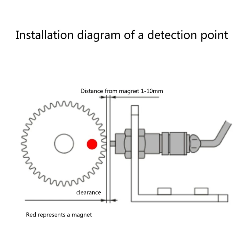 DC9-24V Speed Measure 30-80000RPM Hour Meter Guage Display Waterproof Tachometer Drop Shipping