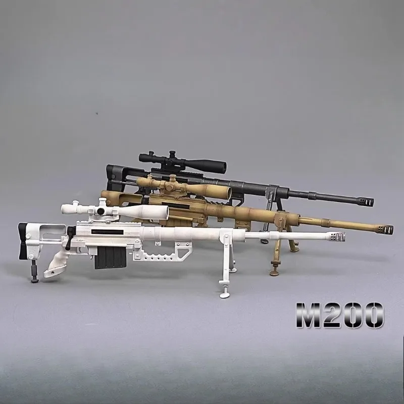 ZYTOYS ZY2027 M200 1/6 Scale Soldier Multicolor Not Fire Sniper Rifle Gun Model for 12'' Action Figures Body Scene Decor