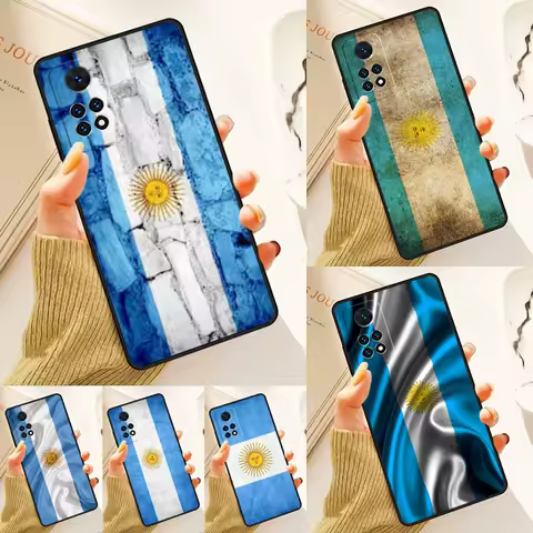 Argentine National Flag Case For Samsung Galaxy S24 Plus S23 S20 S21FE Lite S22 Ultra Note 20 S8 S9 S10 Phone Coque